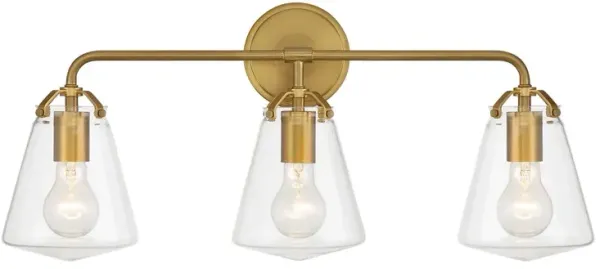 Voss 3-Light Bathroom Vanity Wall Sconce - Crystorama - Gold