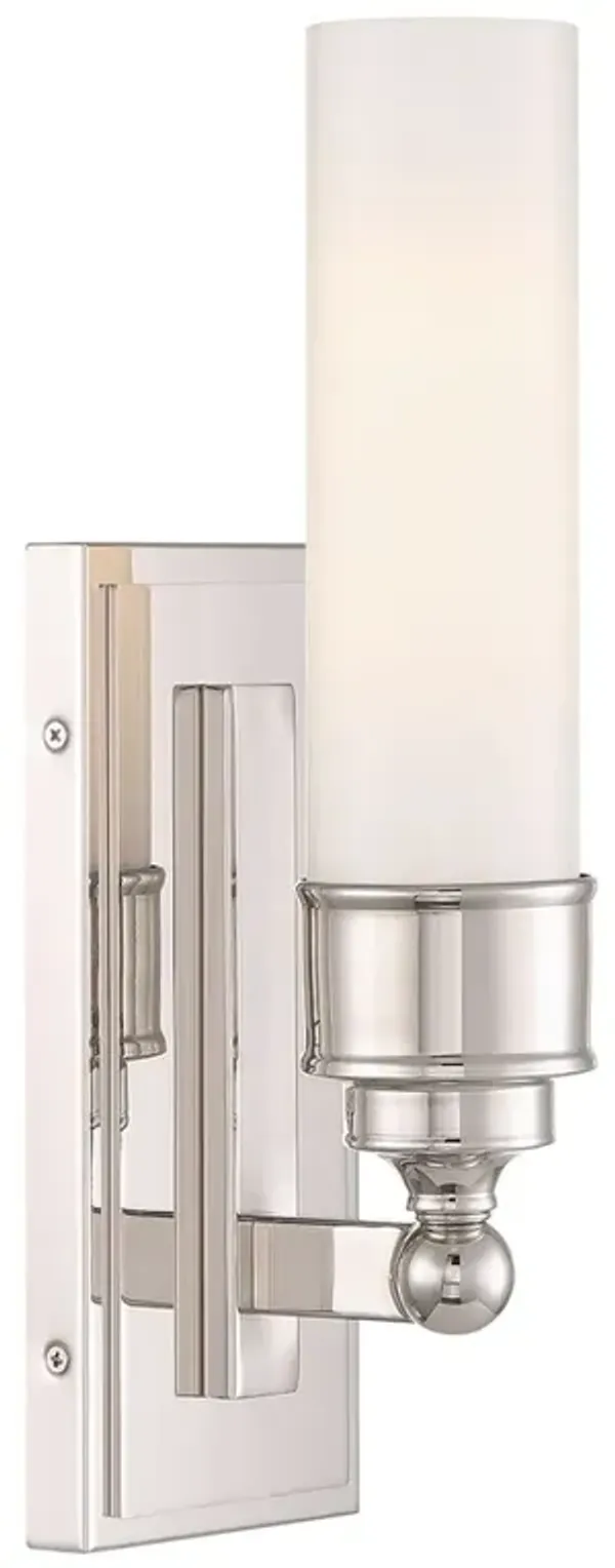 Wilcox 1-Light LED Bathroom Wall Sconce - Crystorama - Silver