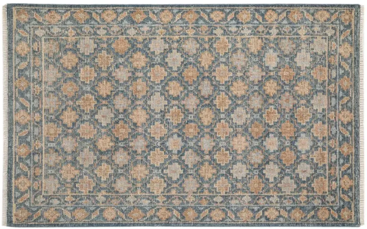 Lacey Handmade Rug, Blue