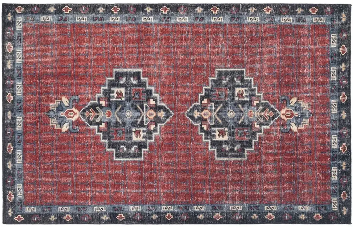 Ezra Handmade Rug, Red