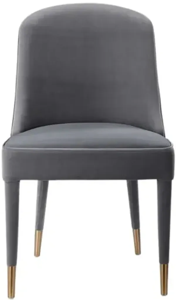 Set of 2 Otto Dining Side Chairs - Gray