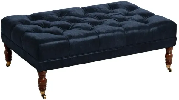 Anna Tufted Cocktail Ottoman, Crypton Leather