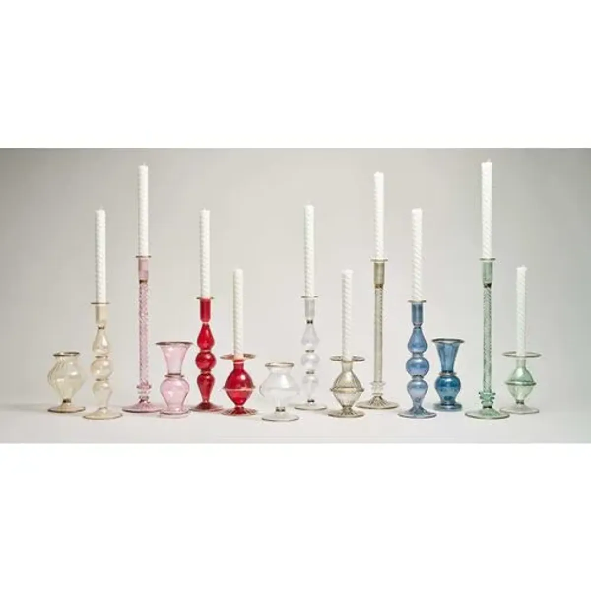 Blossom Candlestick - Kim Seybert - Red