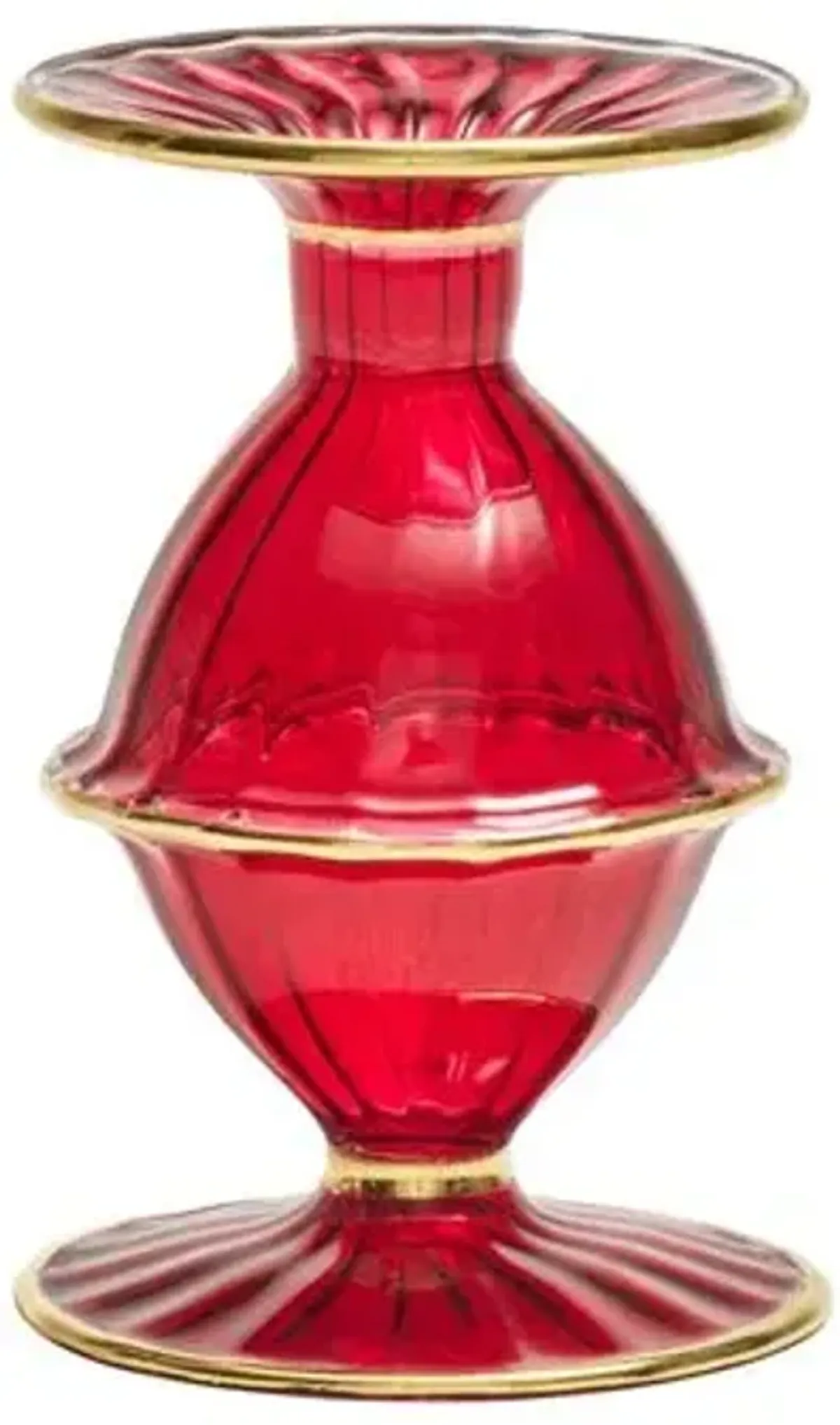 Blossom Candlestick - Kim Seybert - Red