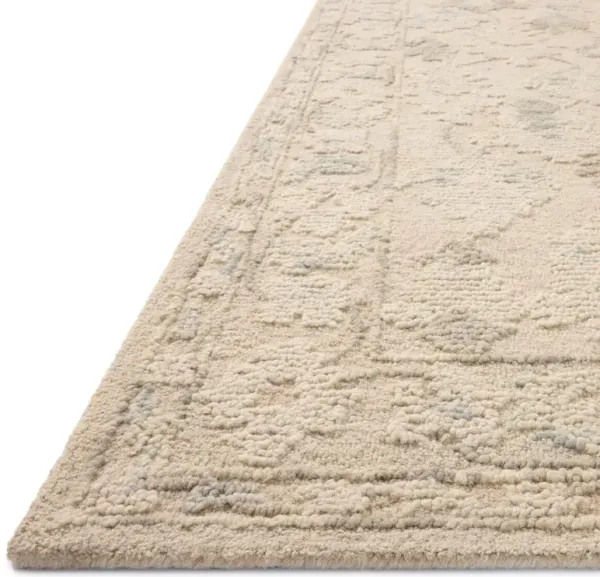 Orra Hand Tufted Wool Rug, Ivory/Sky