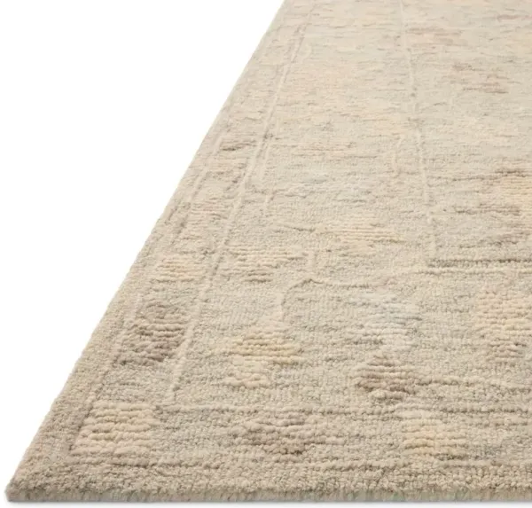 Orsina Hand Tufted Wool Rug, Sky/Natural