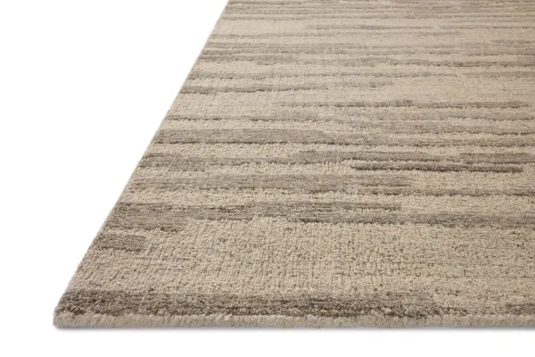 Eulalia Hand Tufted Wool Rug , Silver/Gray