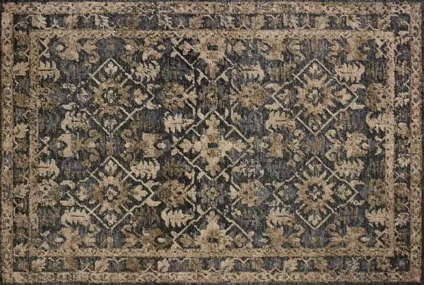 Kallias Rug, Denim/Granite