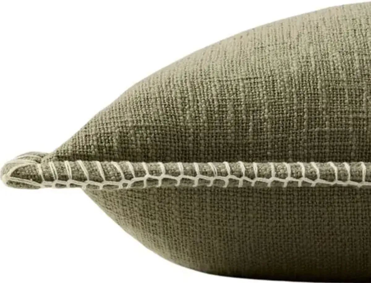 Rivora 22" Stitched Edge Pillow