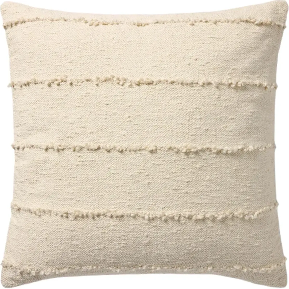 Latria 26" Textured Handwoven Pillow