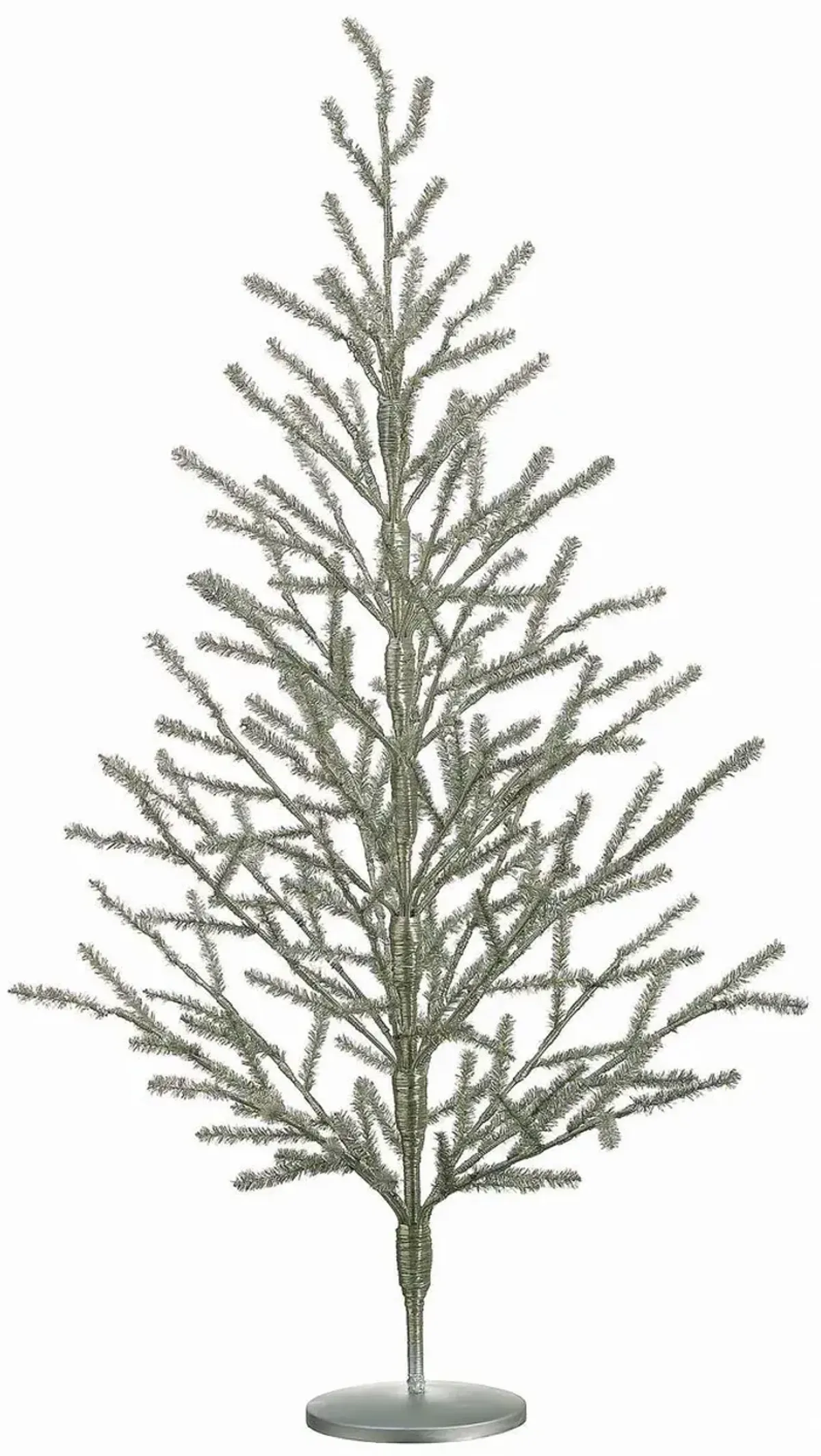 Tinsel Tree, 40"H x 30"D