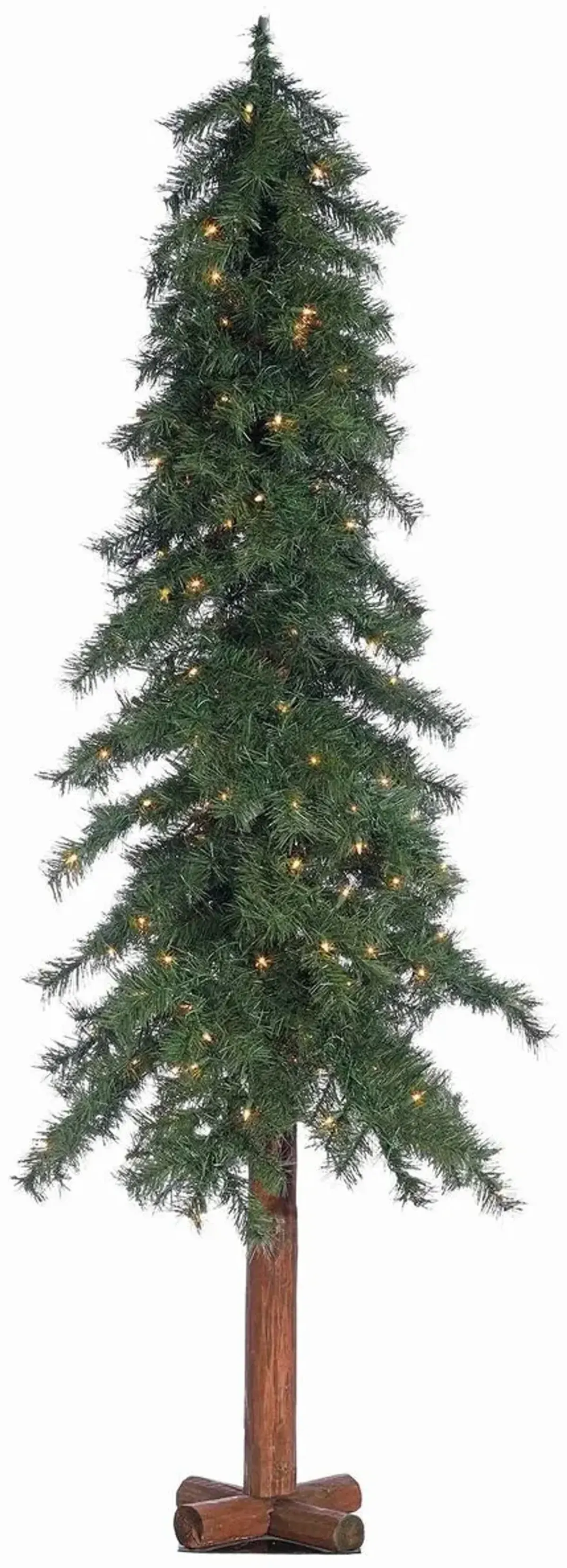 6' Alpine Tree With 200 Clear Lights