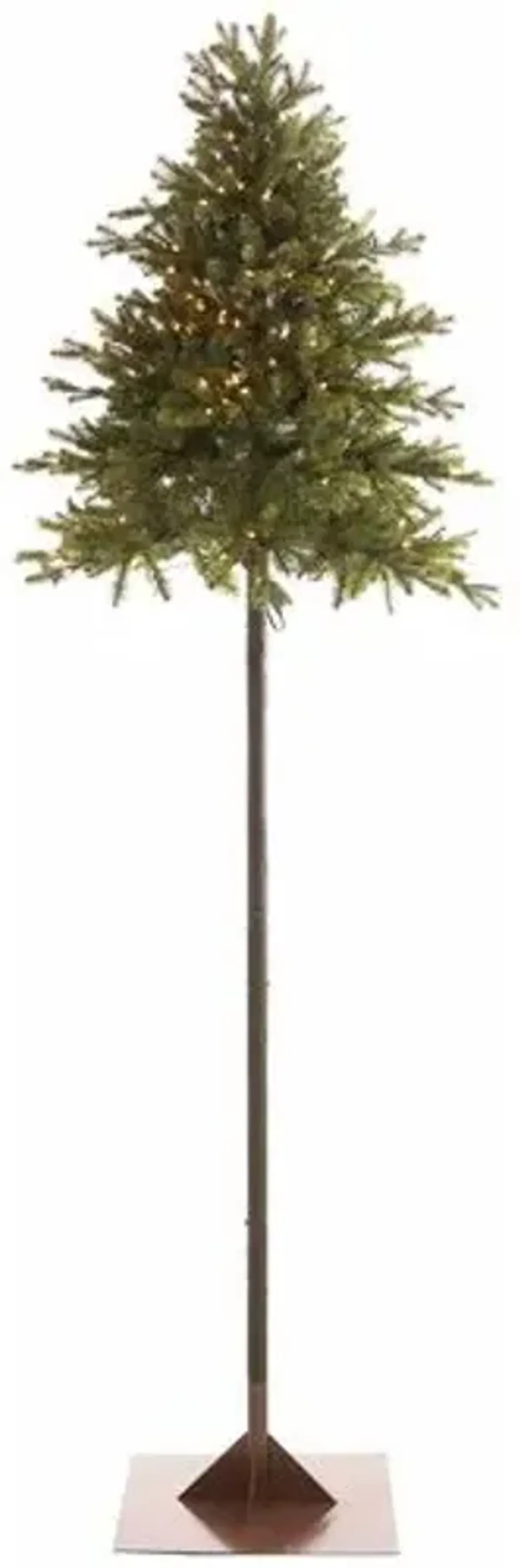 10' Mountain Fir Tree With 200 Clear Lights - Green