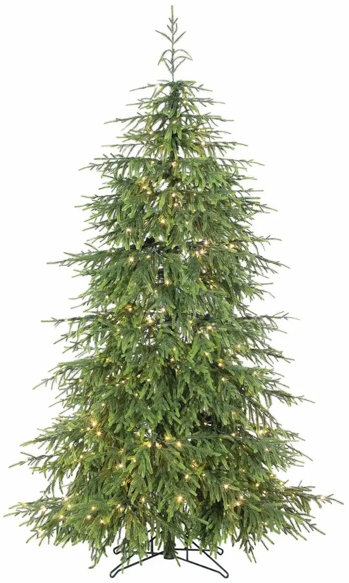 6' Pine Topiary Tree With 500 Warm White Rice Lights