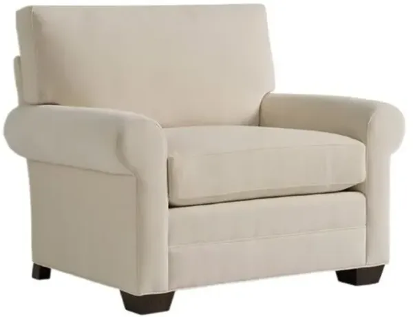 Hamilton Chair & A Half - Snow Recycled Performance - Handcrafted - Ivory