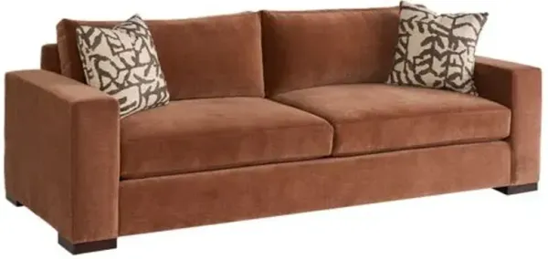 Stoneridge Sofa - Sienna Velvet Recycled Performance - Handcrafted