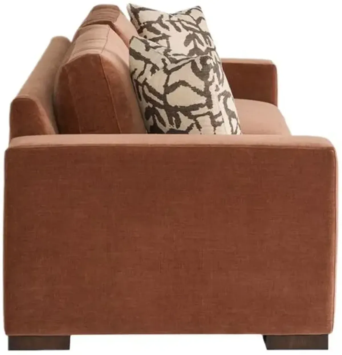 Stoneridge Sofa - Sienna Velvet Recycled Performance - Handcrafted