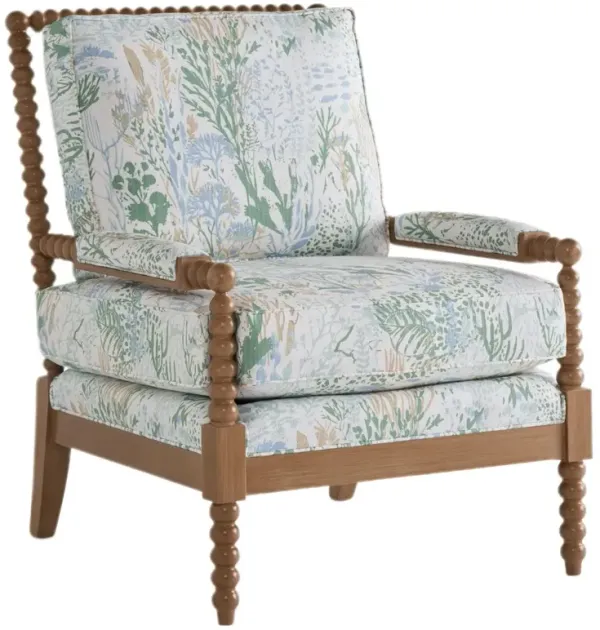 Bankwood Spindle Chair, Watercolor Floral