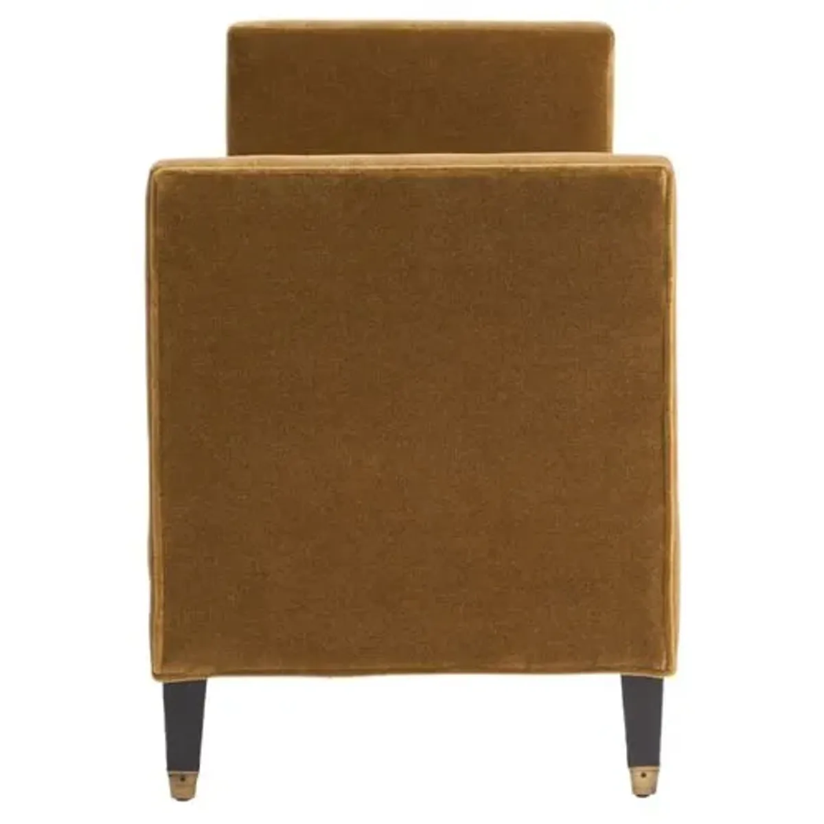 Pearce Upholstered Bench - Brown Sugar Mohair - Handcrafted