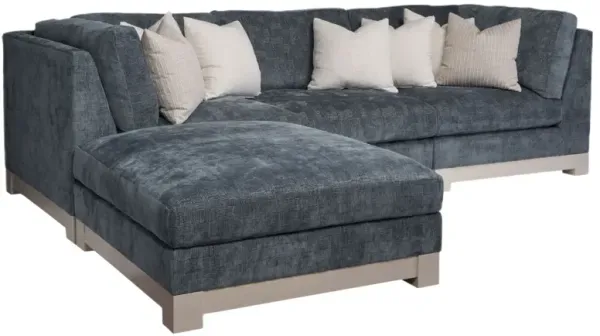 Oliver Modular Sectional Chaise, Pacific Crypton Performance