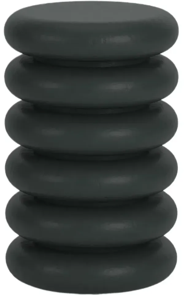 Hugo Indoor/Outdoor Side Table, Dark Green