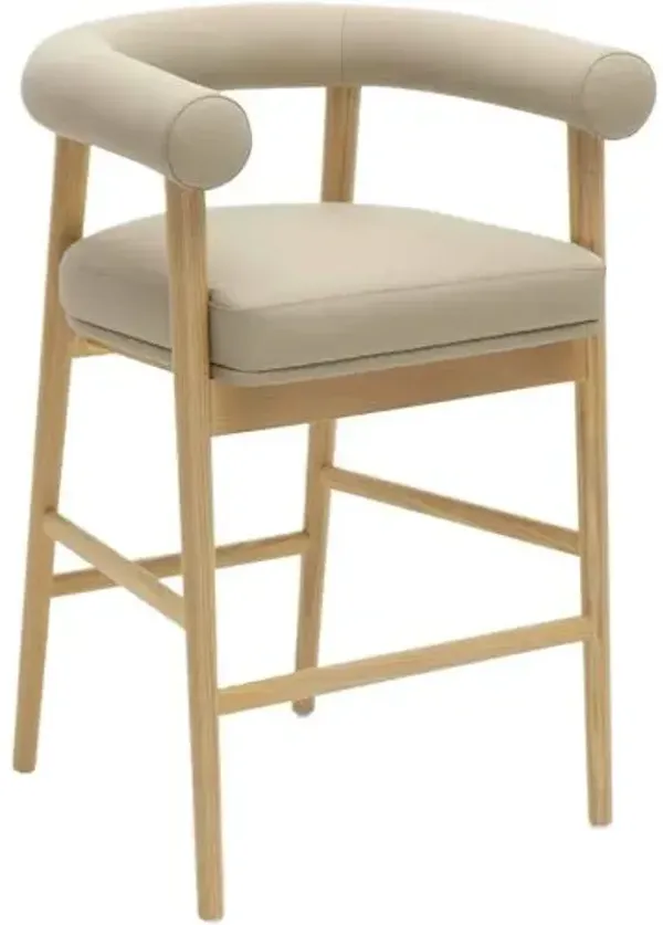 Theron Faux Leather Performance Counter Stool