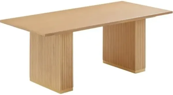 Jemma 79" Rectangular Dining Table - Natural