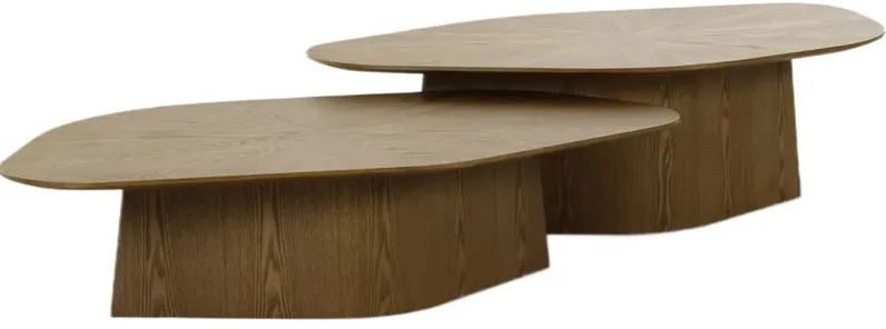 S/2 Ross Ash Nesting Coffee Table