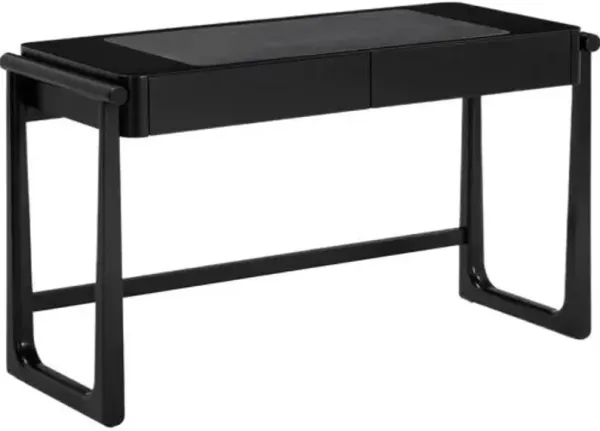 Beckett 2-Drawer Desk - Black