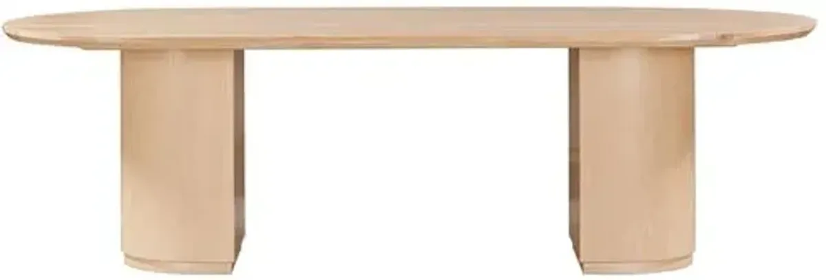 Mesa 102" Oval Dining Table