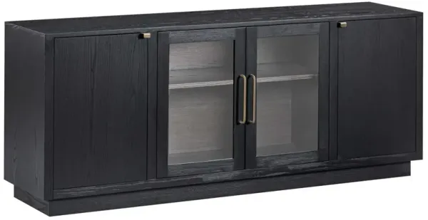 Mesa 77" Wood Console - Black