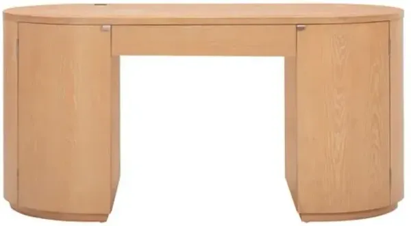 Mesa 1-Drawer Executive Desk - Brown