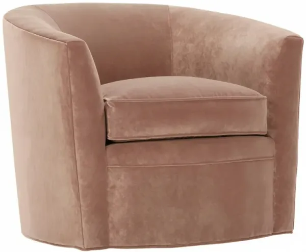 Jovie Velvet Swivel Barrel Chair