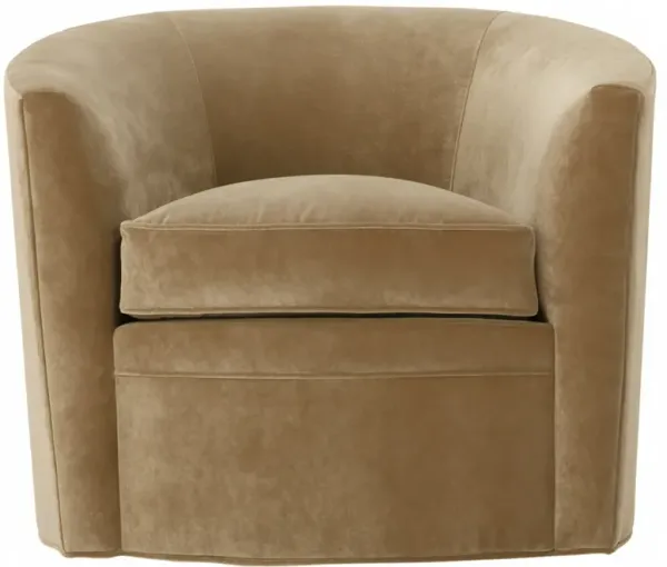 Jovie Velvet Swivel Barrel Chair