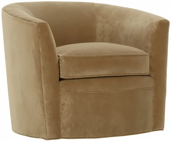 Jovie Velvet Swivel Barrel Chair