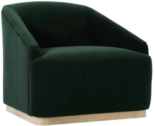 Finch Velvet Swivel Chair