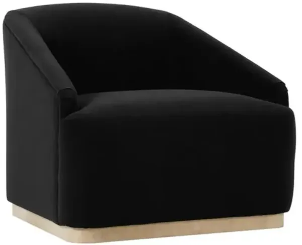 Finch Velvet Swivel Chair