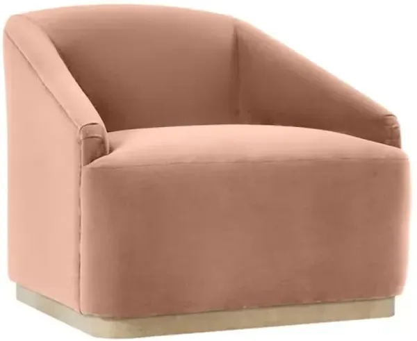Finch Velvet Swivel Chair
