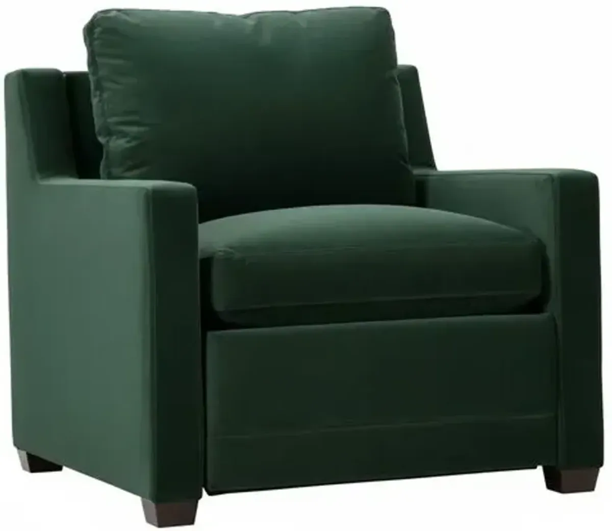 Whitley Velvet Zero-Wall Power Recliner Chair - Green - Relaxing Chair, Lounger, Comfort and Leisure Prioritized