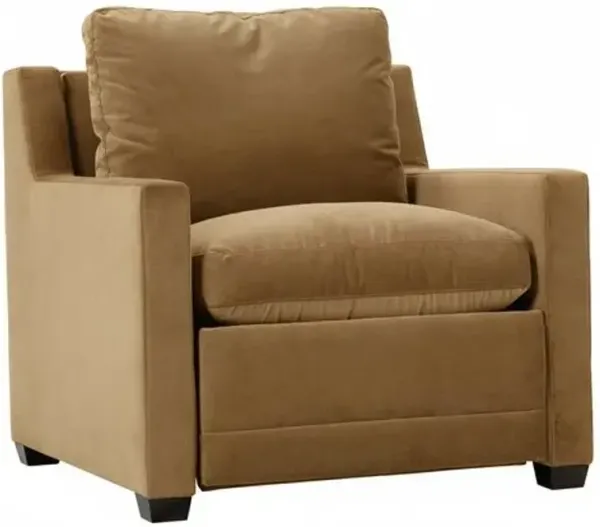 Whitley Velvet Zero-Wall Power Recliner Chair - Brown - Relaxing Chair, Lounger, Comfort and Leisure Prioritized