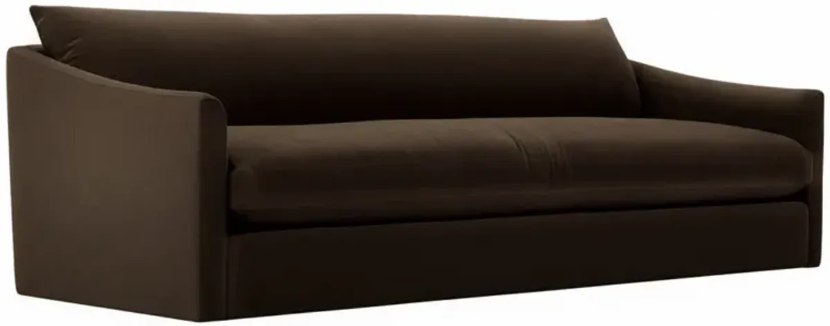 Winslow Velvet Bench-Seat Sofa