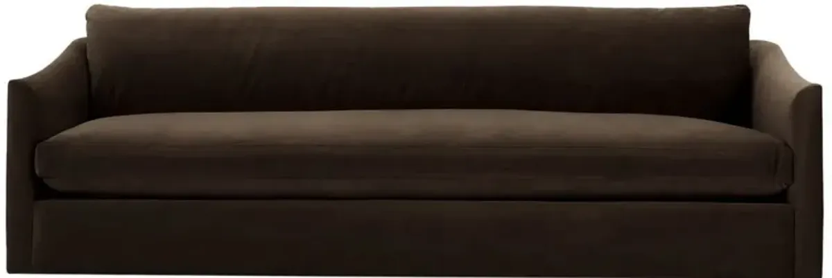 Winslow Velvet Bench-Seat Sofa