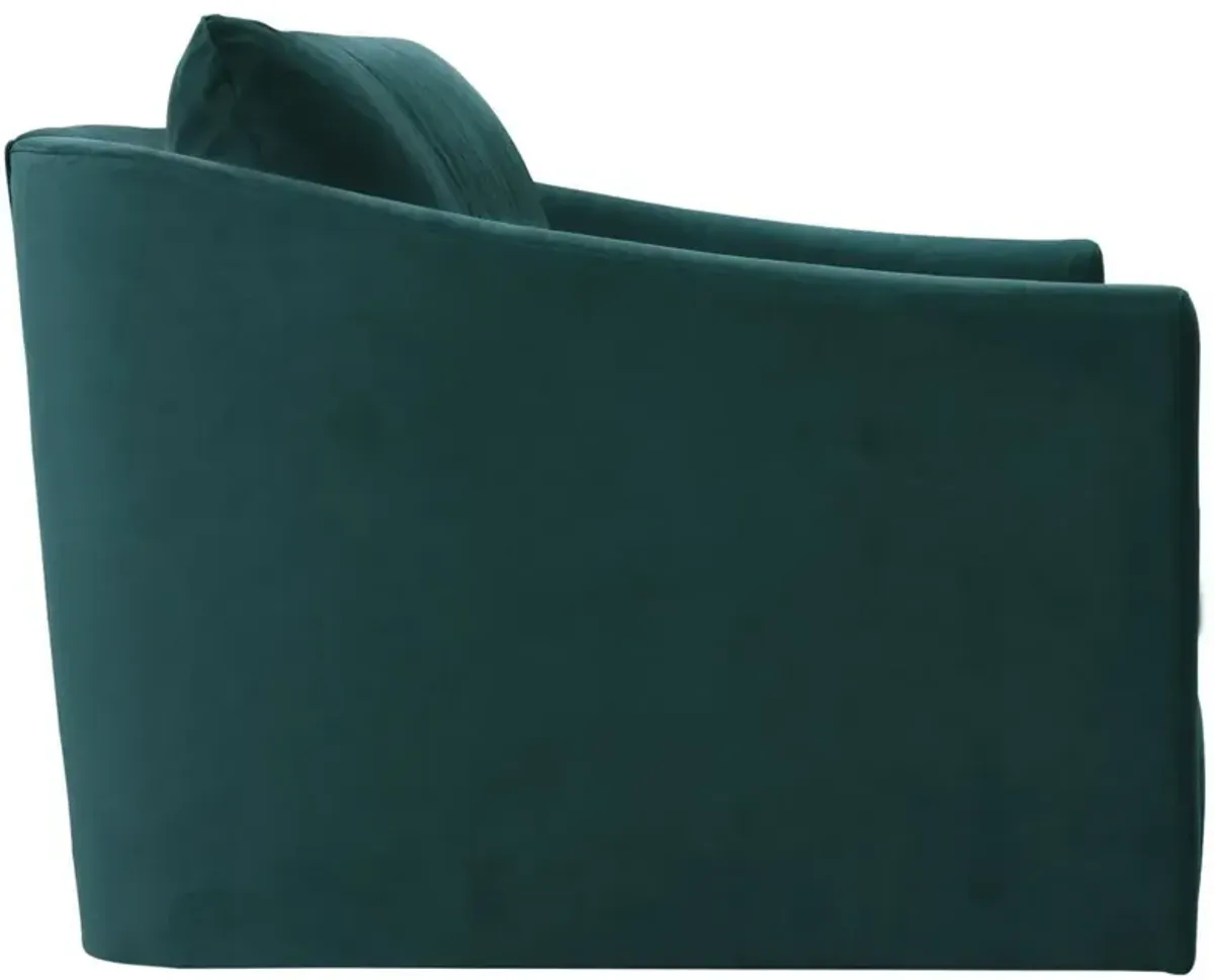 Winslow Velvet Bench-Seat Sofa