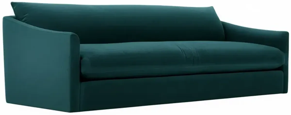 Winslow Velvet Bench-Seat Sofa