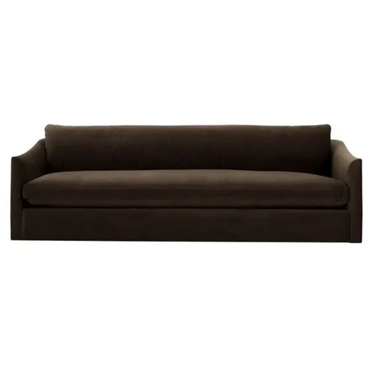 Winslow Velvet Bench-Seat Sofa