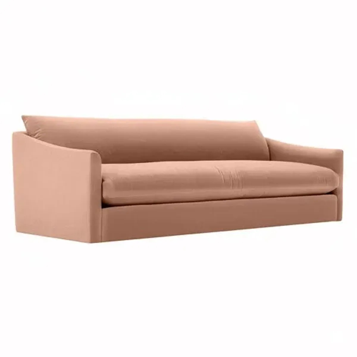 Winslow Velvet Bench-Seat Sofa
