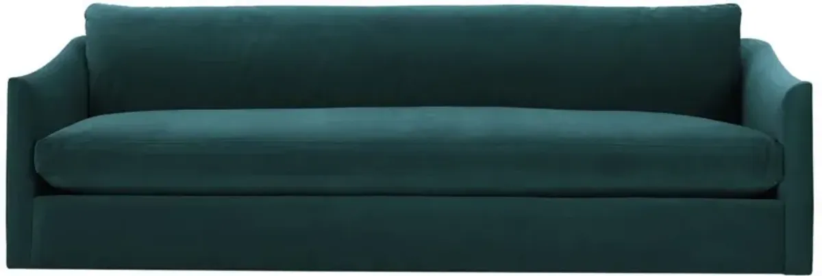 Winslow Velvet Bench-Seat Sofa