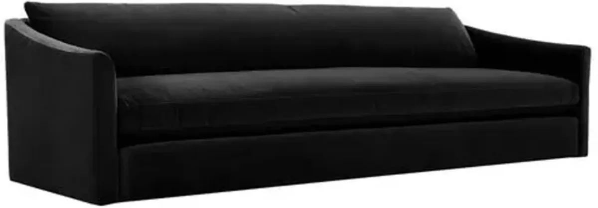 Winslow Velvet Bench-Seat Sofa