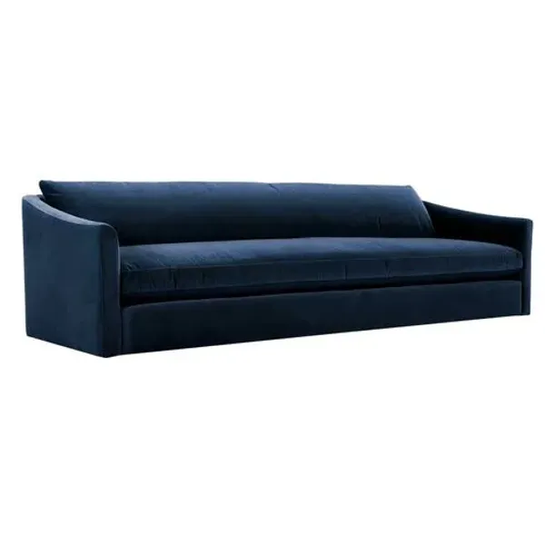 Winslow Velvet Bench-Seat Sofa