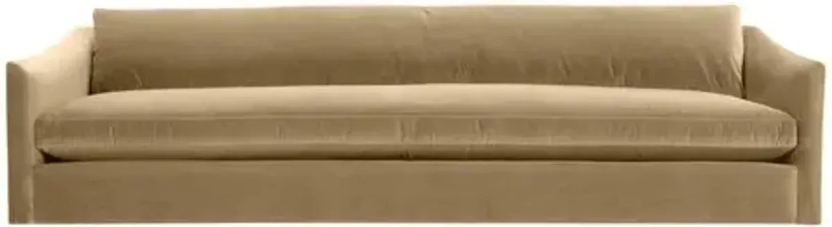 Winslow Velvet Bench-Seat Sofa